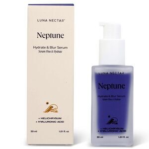 🌻LUNA NECTAR Neptune Hyaluronic Acid Blur Serum 1oz New